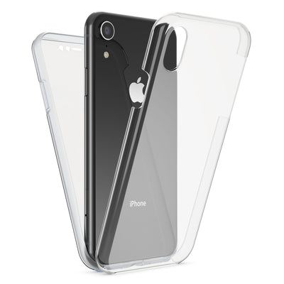 NALIA 360° Hülle für iPhone XR – Vorne & Hinten Schutz – 360GUARD (Full-Body Case) – Marke aus Berlin Transparent NALIA Transparente Hülle