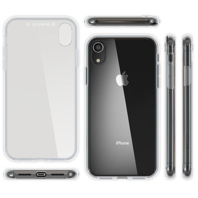 NALIA 360° Hülle für iPhone XR – Vorne & Hinten Schutz – 360GUARD (Full-Body Case) – Marke aus Berlin Transparent NALIA Transparente Hülle