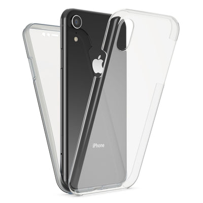 NALIA 360° Hülle für iPhone XR – Vorne & Hinten Schutz – 360GUARD (Full-Body Case) – Marke aus Berlin Transparent NALIA Transparente Hülle