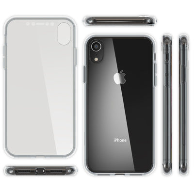 NALIA 360° Hülle für iPhone XR – Vorne & Hinten Schutz – 360GUARD (Full-Body Case) – Marke aus Berlin Transparent NALIA Transparente Hülle