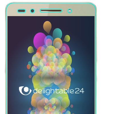 NALIA Schutzglas kompatibel mit Huawei Honor 7, Full-Cover Displayschutz Handy-Folie, 9H Härte Glas-Schutzfolie Bildschirm-Abdeckung Schutz-Film Phone HD Screen Protector Tempered Glass - Transparent NALIA GlasSchutz