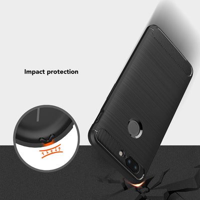 NALIA Silikonhülle für OnePlus 5T – Rutschfest & Matt – VORTEX (Gebürstete Optik & Carbon Design) – Marke aus Berlin Default Title NALIA Protective Hülle