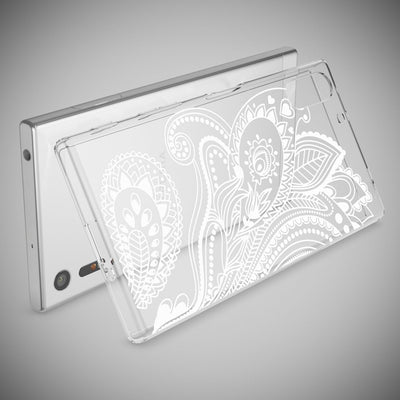 NALIA Handyhülle kompatibel mit Sony Xperia XZ, Slim Silikon Motiv Case Phone Cover Crystal Schutzhülle Dünn Durchsichtig, Etui Handy-Tasche Transparent Backcover Bumper Always Happy NALIA Protective Hülle