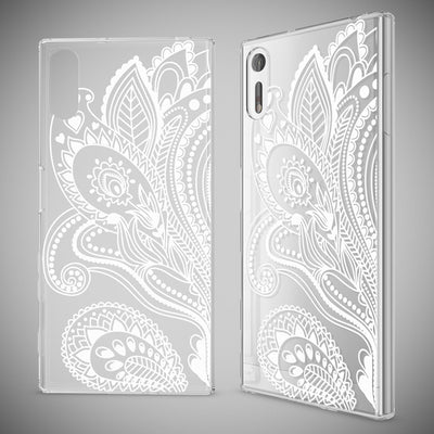 NALIA Handyhülle kompatibel mit Sony Xperia XZ, Slim Silikon Motiv Case Phone Cover Crystal Schutzhülle Dünn Durchsichtig, Etui Handy-Tasche Transparent Backcover Bumper Always Happy NALIA Protective Hülle