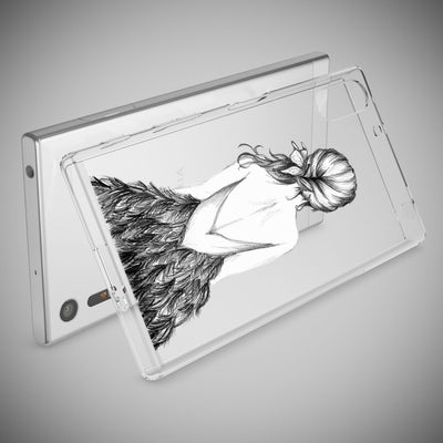 NALIA Handyhülle kompatibel mit Sony Xperia XZ, Slim Silikon Motiv Case Phone Cover Crystal Schutzhülle Dünn Durchsichtig, Etui Handy-Tasche Transparent Backcover Bumper Berlin Skyline NALIA Protective Hülle