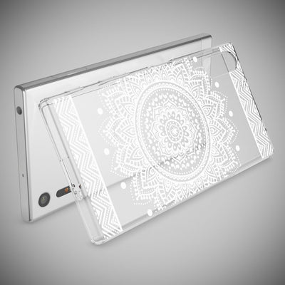 NALIA Handyhülle kompatibel mit Sony Xperia XZ, Slim Silikon Motiv Case Phone Cover Crystal Schutzhülle Dünn Durchsichtig, Etui Handy-Tasche Transparent Backcover Bumper Butterfly Princess NALIA Protective Hülle