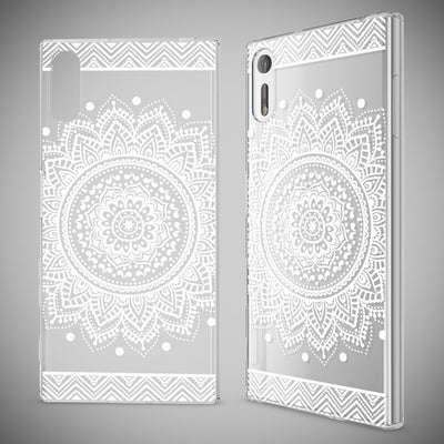 NALIA Handyhülle kompatibel mit Sony Xperia XZ, Slim Silikon Motiv Case Phone Cover Crystal Schutzhülle Dünn Durchsichtig, Etui Handy-Tasche Transparent Backcover Bumper Butterfly Princess NALIA Protective Hülle