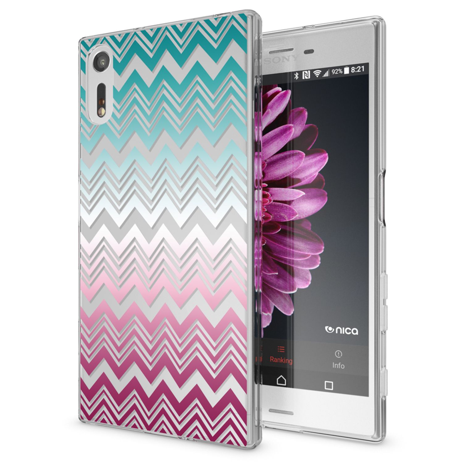 Sony Xperia XZ Handy Hülle von NALIA, Silikon TPU Motiv Case Cover Bumper Dünn Butterfly Princess NALIA