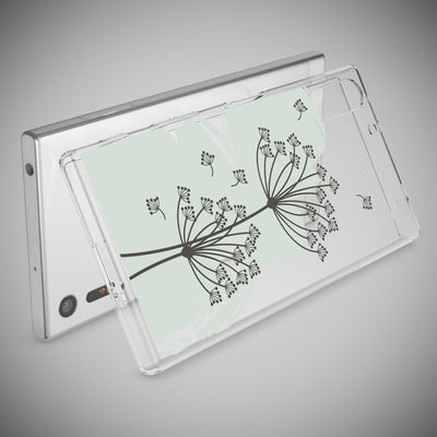 NALIA Handyhülle kompatibel mit Sony Xperia XZ, Slim Silikon Motiv Case Phone Cover Crystal Schutzhülle Dünn Durchsichtig, Etui Handy-Tasche Transparent Backcover Bumper Butterfly Princess NALIA Protective Hülle