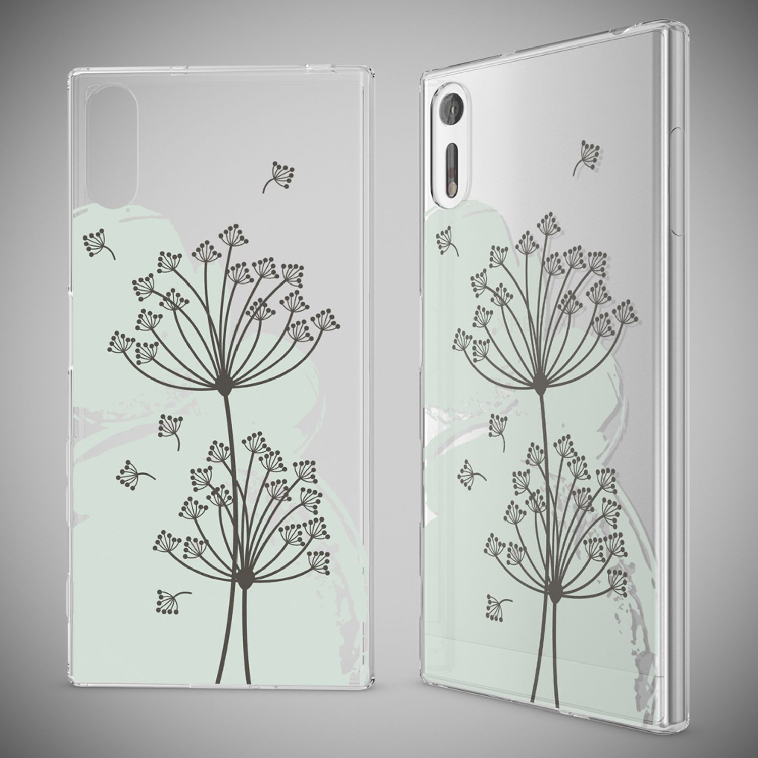 Sony Xperia XZ Handy Hülle von NALIA, Silikon TPU Motiv Case Cover Bumper Dünn Butterfly Princess NALIA