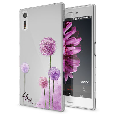 NALIA Handyhülle kompatibel mit Sony Xperia XZ, Slim Silikon Motiv Case Phone Cover Crystal Schutzhülle Dünn Durchsichtig, Etui Handy-Tasche Transparent Backcover Bumper Butterfly Princess NALIA Protective Hülle