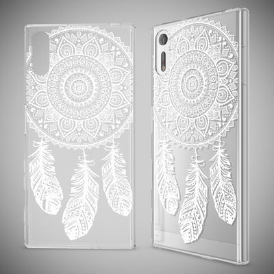 NALIA Handyhülle kompatibel mit Sony Xperia XZ, Slim Silikon Motiv Case Phone Cover Crystal Schutzhülle Dünn Durchsichtig, Etui Handy-Tasche Transparent Backcover Bumper Butterfly Princess NALIA Protective Hülle