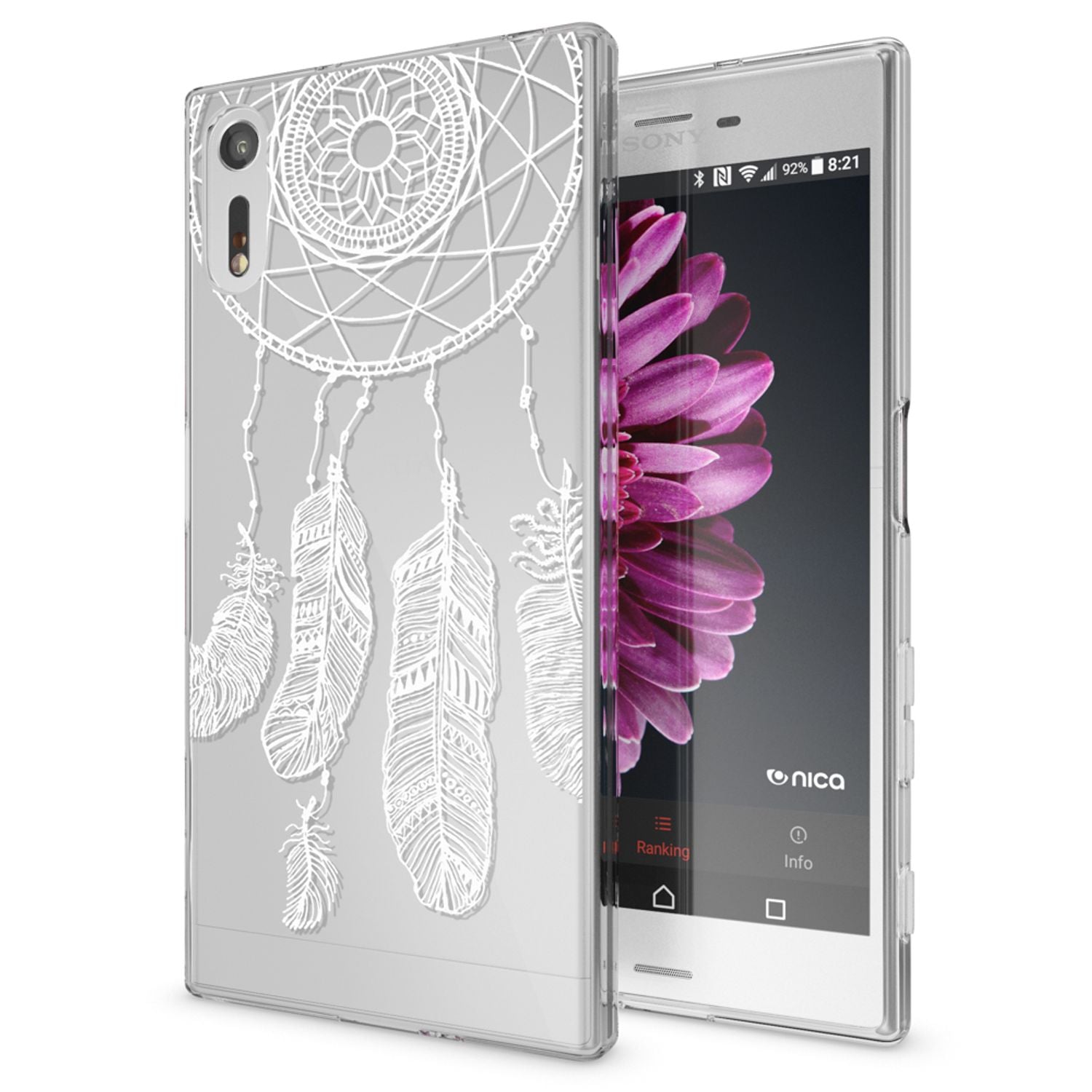 Sony Xperia XZ Handy Hülle von NALIA, Silikon TPU Motiv Case Cover Bumper Dünn Butterfly Princess NALIA