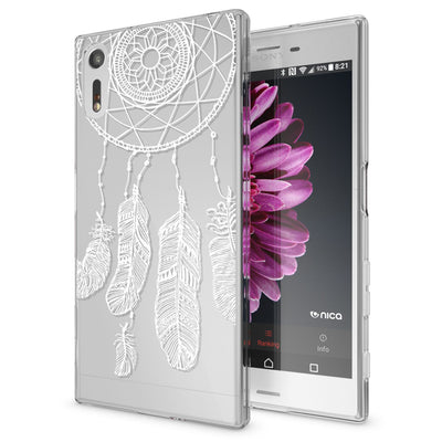 NALIA Handyhülle kompatibel mit Sony Xperia XZ, Slim Silikon Motiv Case Phone Cover Crystal Schutzhülle Dünn Durchsichtig, Etui Handy-Tasche Transparent Backcover Bumper Butterfly Princess NALIA Protective Hülle