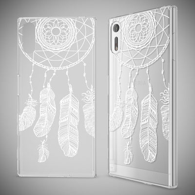 NALIA Handyhülle kompatibel mit Sony Xperia XZ, Slim Silikon Motiv Case Phone Cover Crystal Schutzhülle Dünn Durchsichtig, Etui Handy-Tasche Transparent Backcover Bumper Butterfly Princess NALIA Protective Hülle