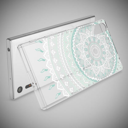 Sony Xperia XZ Handy Hülle von NALIA, Silikon TPU Motiv Case Cover Bumper Dünn Retro Lines NALIA