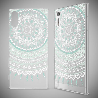 NALIA Handyhülle kompatibel mit Sony Xperia XZ, Slim Silikon Motiv Case Phone Cover Crystal Schutzhülle Dünn Durchsichtig, Etui Handy-Tasche Transparent Backcover Bumper Retro Lines NALIA Protective Hülle