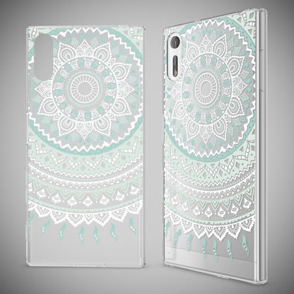 Sony Xperia XZ Handy Hülle von NALIA, Silikon TPU Motiv Case Cover Bumper Dünn Retro Lines NALIA