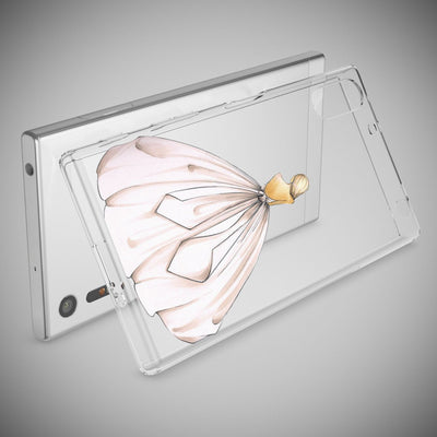 NALIA Handyhülle kompatibel mit Sony Xperia XZ, Slim Silikon Motiv Case Phone Cover Crystal Schutzhülle Dünn Durchsichtig, Etui Handy-Tasche Transparent Backcover Bumper Princess Pink NALIA Protective Hülle