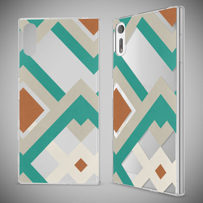 NALIA Handyhülle kompatibel mit Sony Xperia XZ, Slim Silikon Motiv Case Phone Cover Crystal Schutzhülle Dünn Durchsichtig, Etui Handy-Tasche Transparent Backcover Bumper Retro Lines NALIA Protective Hülle