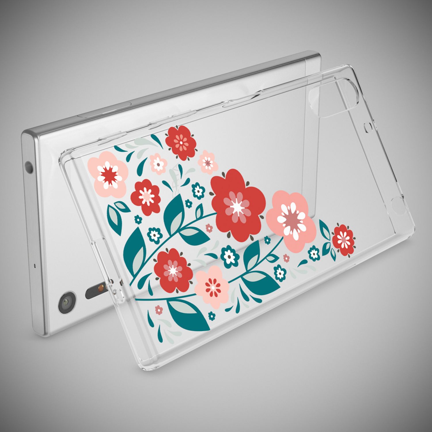 Sony Xperia XZ Handy Hülle von NALIA, Silikon TPU Motiv Case Cover Bumper Dünn Retro Lines NALIA