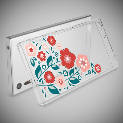 NALIA Handyhülle kompatibel mit Sony Xperia XZ, Slim Silikon Motiv Case Phone Cover Crystal Schutzhülle Dünn Durchsichtig, Etui Handy-Tasche Transparent Backcover Bumper Retro Lines NALIA Protective Hülle