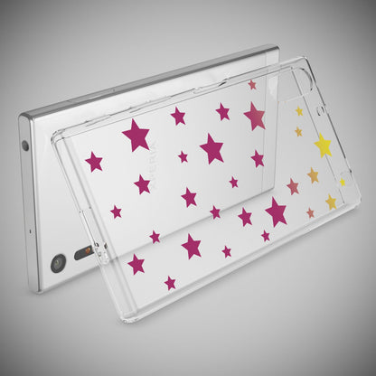 Sony Xperia XZ Handy Hülle von NALIA, Silikon TPU Motiv Case Cover Bumper Dünn Retro Lines NALIA