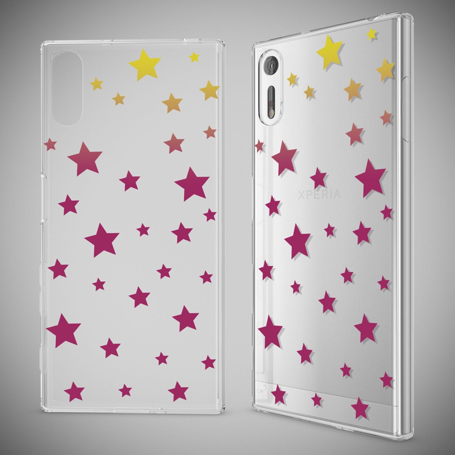 Sony Xperia XZ Handy Hülle von NALIA, Silikon TPU Motiv Case Cover Bumper Dünn Retro Lines NALIA