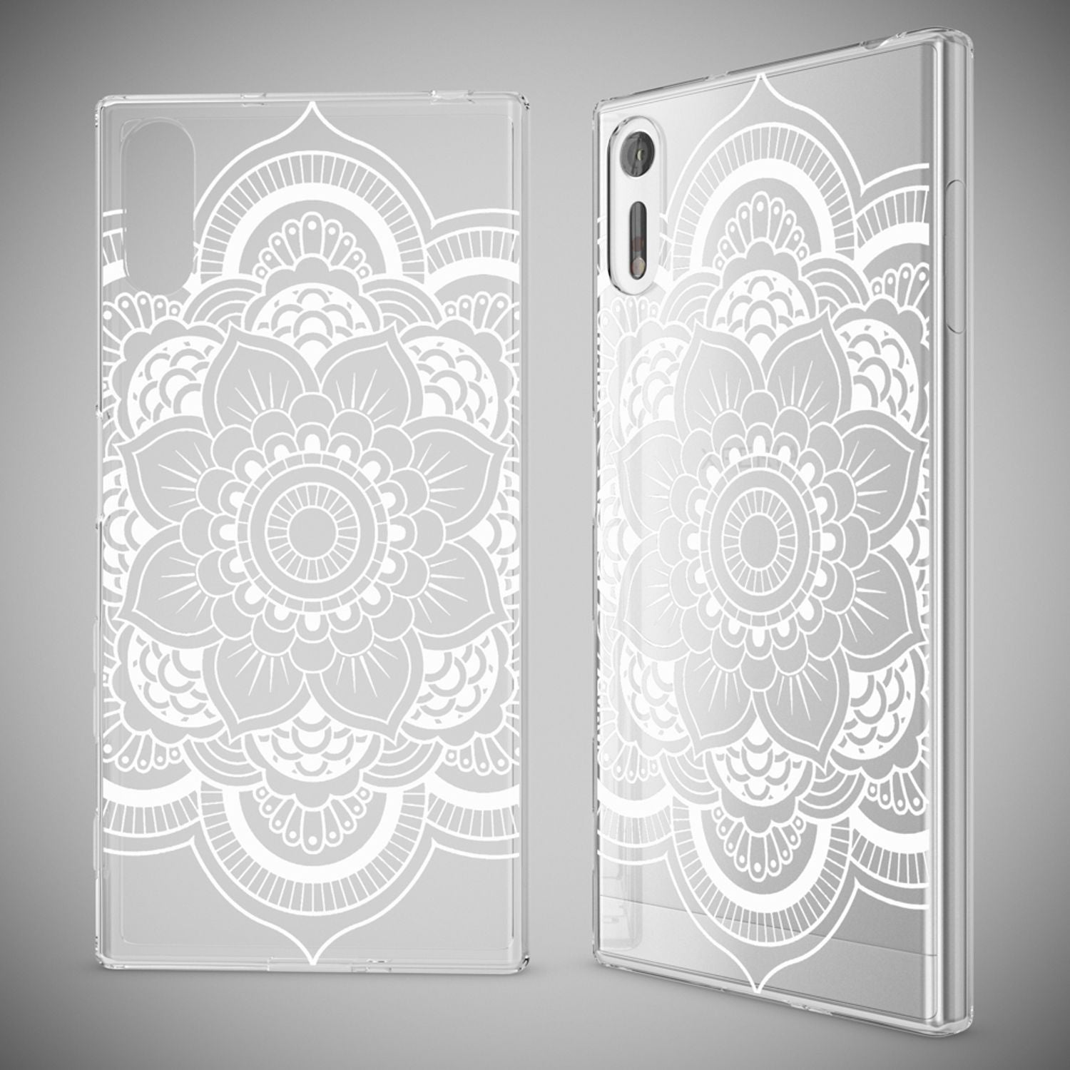 Sony Xperia XZ Handy Hülle von NALIA, Silikon TPU Motiv Case Cover Bumper Dünn Pattern Flowers NALIA