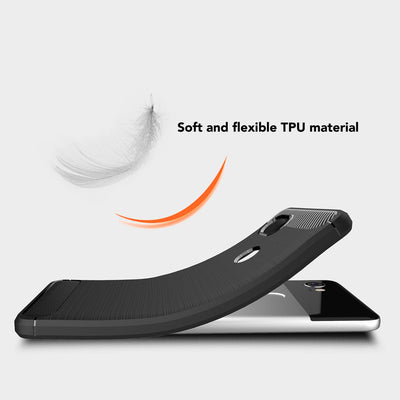 NALIA Silikonhülle für Google Pixel 2 XL – Rutschfest & Matt – VORTEX (Gebürstete Optik & Carbon Design) – Marke aus Berlin Default Title NALIA Protective Hülle