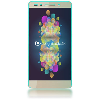 NALIA Schutzglas für Huawei Honor 7, 9H Full Cover Displayschutz Tempered Glass NALIA