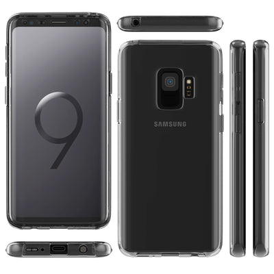 NALIA 360° Hülle für Samsung Galaxy S9 – Vorne & Hinten Schutz – 360GUARD (Full-Body Case) – Marke aus Berlin Transparent NALIA Transparente Hülle
