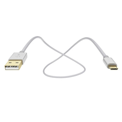 NALIA 1m Micro USB Kabel, Stabiles Nylon umflochtenes Sync Handy High Speed Ladekabel/ Datenkabel kompatibel mit z.B. Android Smartphones, Samsung, Huawei, HTC, LG, Sony, Nokia etc. - Silber Default Title NALIA Ladegerät