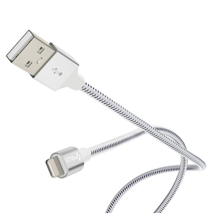 NALIA 2m USB Sync Daten Kabel für iPhone iPad iPod, Ladekabel Nylon Phone Cable