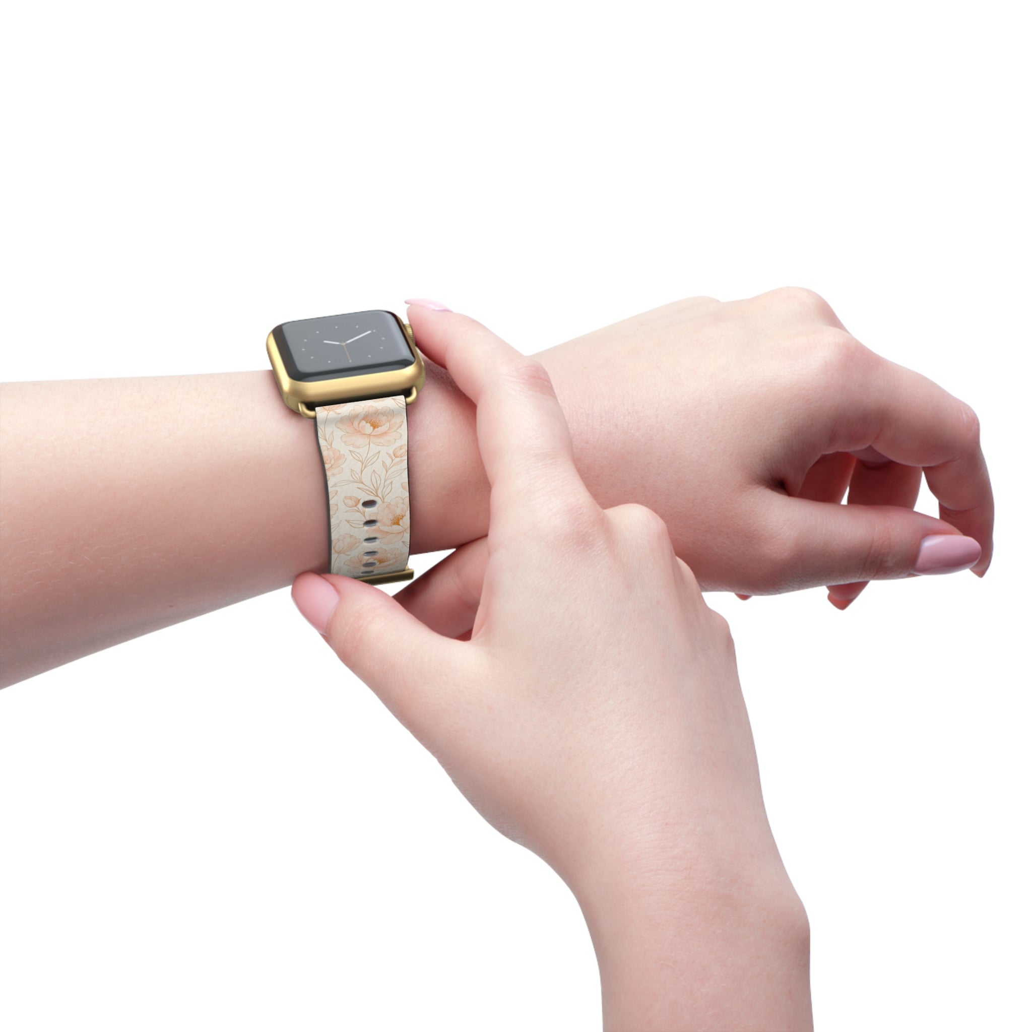 Blush - Apple Watch Armband 38-41mm & 42 (ab Serie 10) 38 - 41 mm Rose Gold Matte Printify Accessories