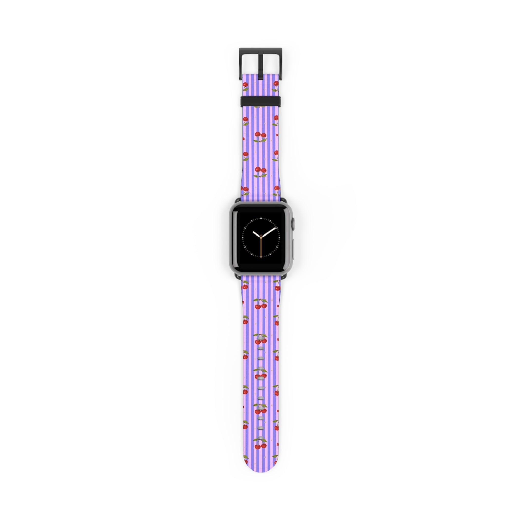 Cherie - Apple Watch Armband 38-41mm & 42 (ab Serie 10) 38 - 41 mm Black Matte Printify Accessories