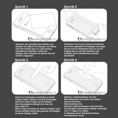 NALIA Schutzglas für Apple iPhone 6 Plus 6S Plus, 9H Full Cover Echt Hartglas NALIA