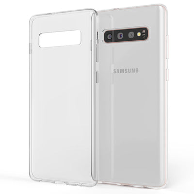 NALIA Transparente Silikonhülle für Samsung Galaxy S10 Plus – Anti-Gelb & Rutschfest – GLAZE (Handyhülle Kristallklar, Schlank & Stoßfest) – Marke aus Berlin Default Title NALIA Transparente Hülle