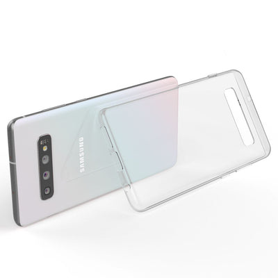 NALIA Transparente Silikonhülle für Samsung Galaxy S10 – Anti-Gelb & Rutschfest – GLAZE (Handyhülle Kristallklar, Schlank & Stoßfest) – Marke aus Berlin Default Title NALIA Transparente Hülle