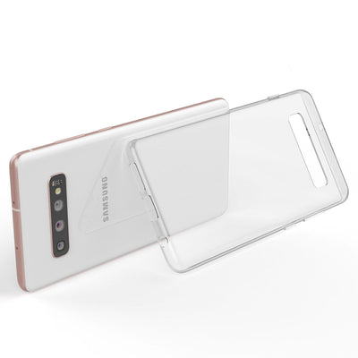 NALIA Transparente Silikonhülle für Samsung Galaxy S10 Plus – Anti-Gelb & Rutschfest – GLAZE (Handyhülle Kristallklar, Schlank & Stoßfest) – Marke aus Berlin Default Title NALIA Transparente Hülle