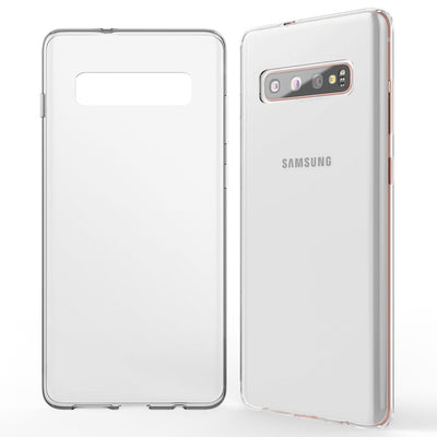 NALIA Transparente Silikonhülle für Samsung Galaxy S10 Plus – Anti-Gelb & Rutschfest – GLAZE (Handyhülle Kristallklar, Schlank & Stoßfest) – Marke aus Berlin Default Title NALIA Transparente Hülle