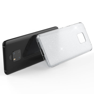 NALIA Glitzerhülle für Huawei Mate 20 Pro – Funkelnder Glitzer-Look & Grip – SHINEPOP (Silikon Case) – Marke aus Berlin Gold NALIA Protective Hülle