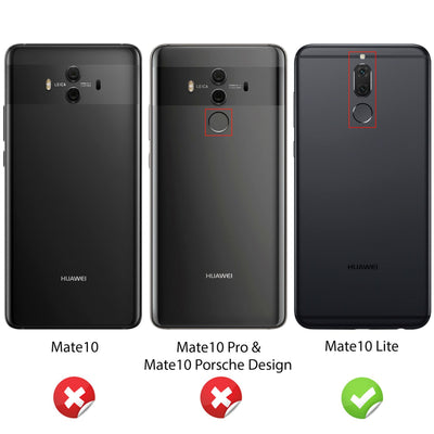 NALIA Silikonhülle für Huawei Mate 10 Lite – Rutschfest & Matt – VORTEX (Gebürstete Optik & Carbon Design) – Marke aus Berlin Default Title NALIA Protective Hülle