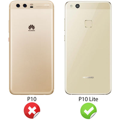Huawei P10 Lite Hülle Handyhülle von NALIA, Dünnes Silikon TPU Cover Case Bumper Schwarz NALIA Protective Hülle