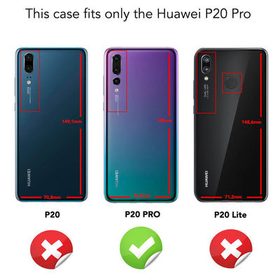 NALIA 360° Hülle für Huawei P20 Pro – Vorne & Hinten Schutz – 360GUARD (Full-Body Case) – Marke aus Berlin Transparent NALIA Transparente Hülle