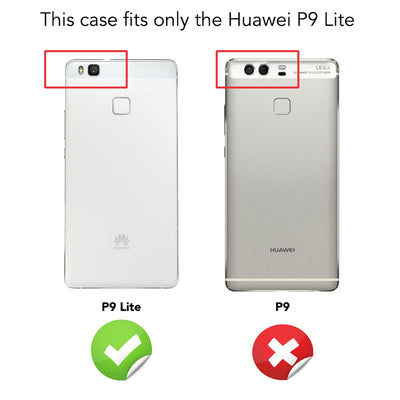 NALIA 360 Grad Handyhülle kompatibel mit Huawei P9 Lite 2016, Full Cover Vorne Hinten Rundum Doppel-Schutz Hülle Dünnes Ganzkörper Case Handy-Tasche Transparenter Displayschutz Rückseite - Gold Default Title NALIA Protective Hülle