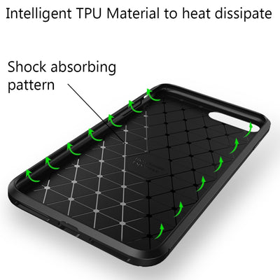 NALIA Silikonhülle für iPhone 7 Plus / 8 Plus – Rutschfest & Matt – VORTEX (Gebürstete Optik & Carbon Design) – Marke aus Berlin Default Title NALIA Protective Hülle