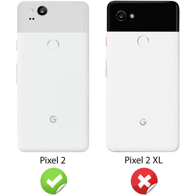 NALIA Silikonhülle für Google Pixel 2 – Rutschfest & Matt – VORTEX (Gebürstete Optik & Carbon Design) – Marke aus Berlin Default Title NALIA Protective Hülle