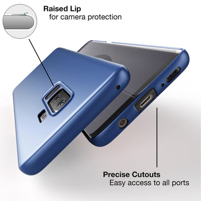 NALIA Ultra Slim Hardcase für Samsung Galaxy S9 Plus – Anti-Fingerabdruck & 0.5mm Dünn – PUREFIT (Matt & Leicht) – Marke aus Berlin Schwarz NALIA SlimFit Hülle