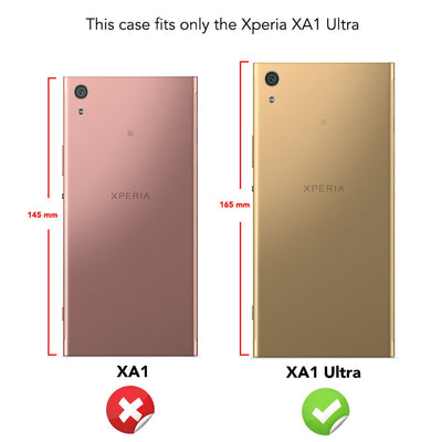 NALIA Silikonhülle für Sony Xperia XA1 Ultra – Rutschfest & Matt – VORTEX (Gebürstete Optik & Carbon Design) – Marke aus Berlin Default Title NALIA Protective Hülle